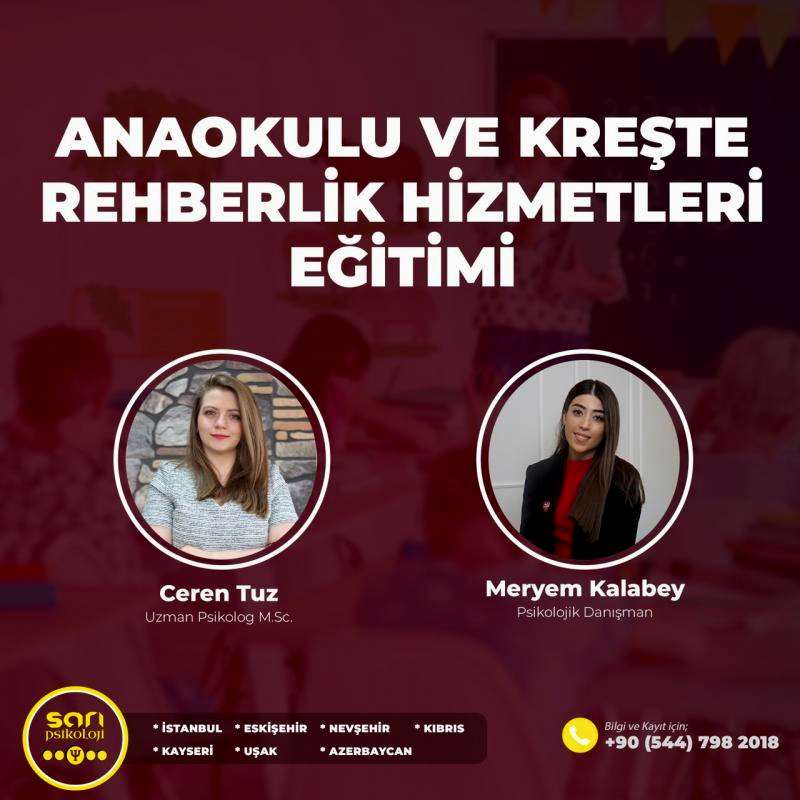 Anaokulu ve Kreşte Rehberlik Hizmetleri Eğitimi